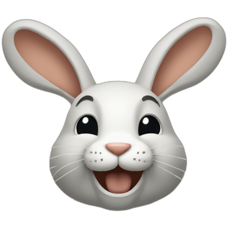 Lapin crétin emoji