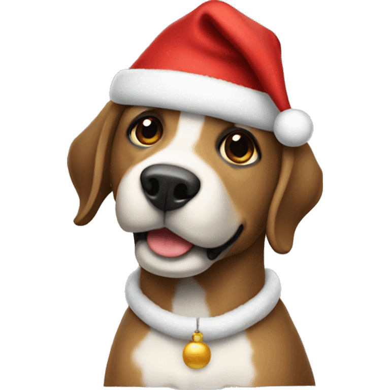 perro navidad emoji