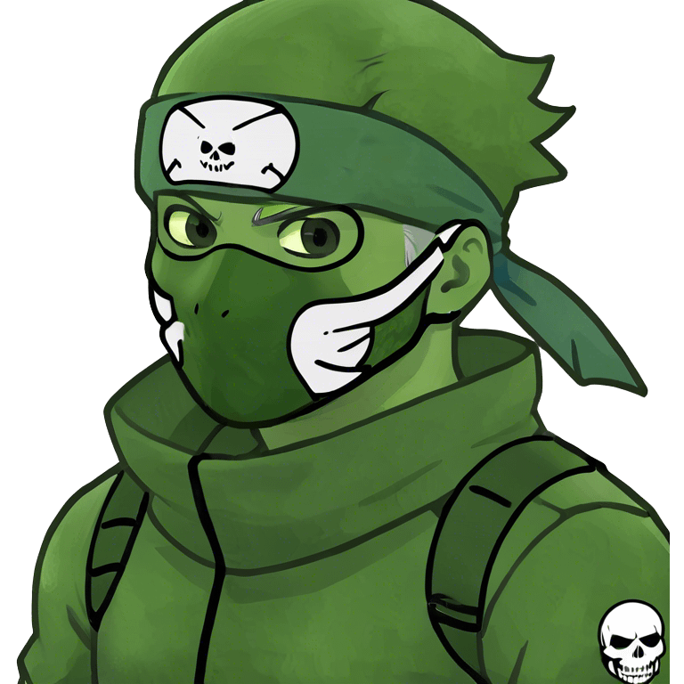 Kakashi skull emoji