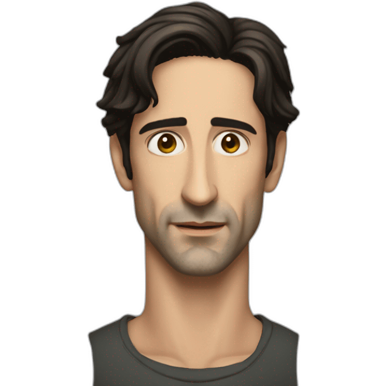 adrien brody serious emoji