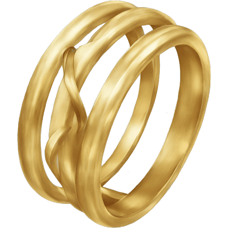 golden rings, perfect emoji