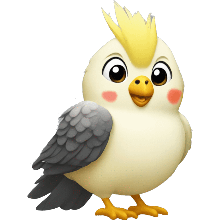 Lutino Cockatiel emoji