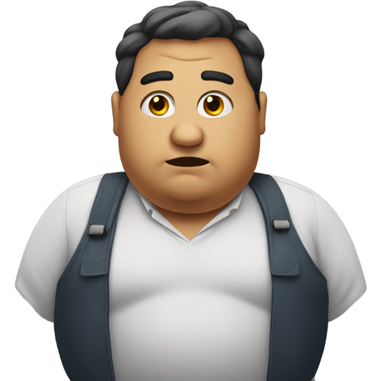 Very fat person  emoji