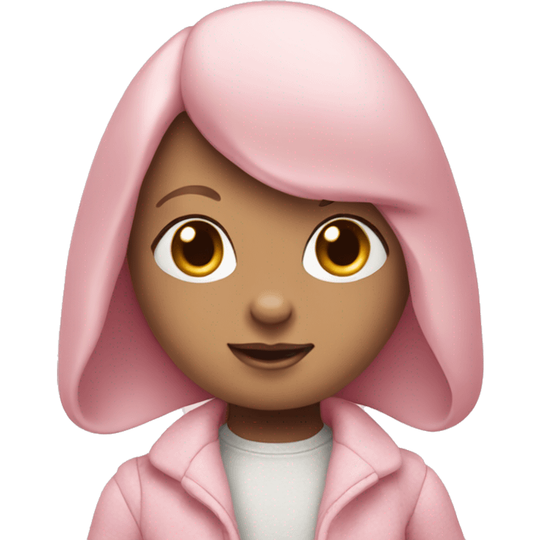 pastel pink rabbit doll emoji