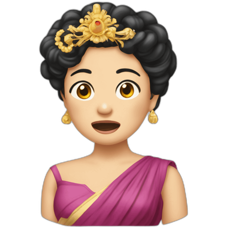 Megawati soekarnoputri shock expression emoji