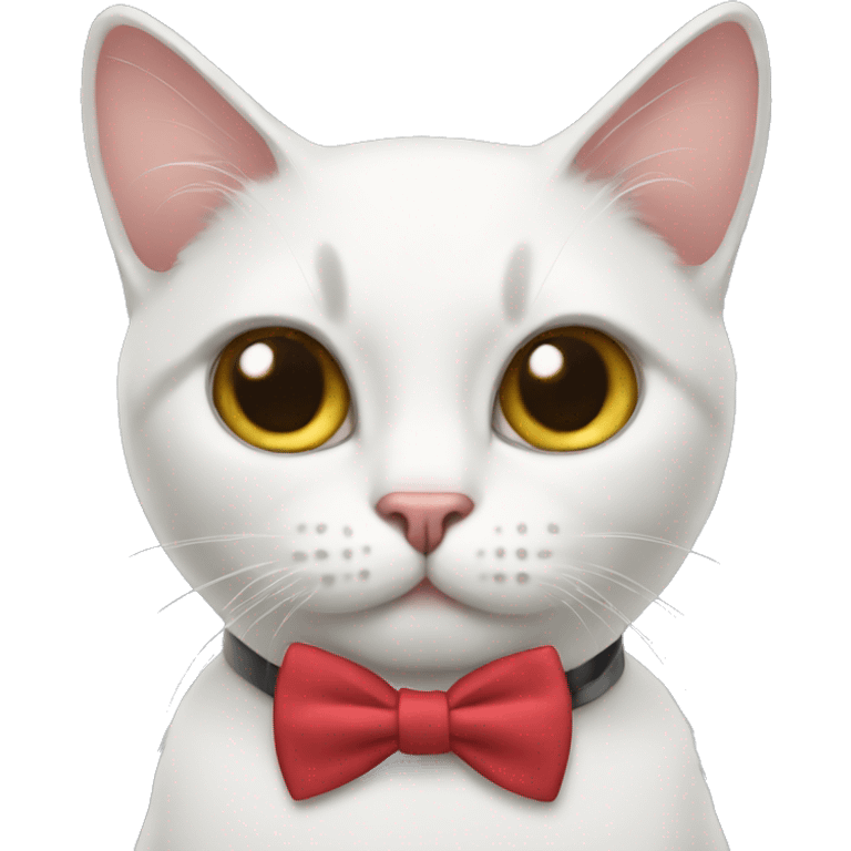 cat with a bowtie emoji