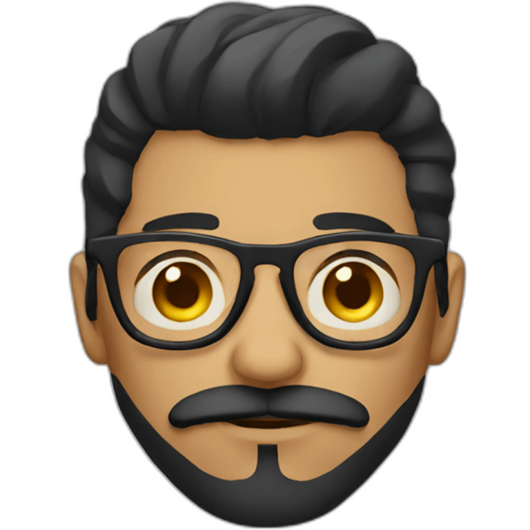 Hipster mexican guy emoji