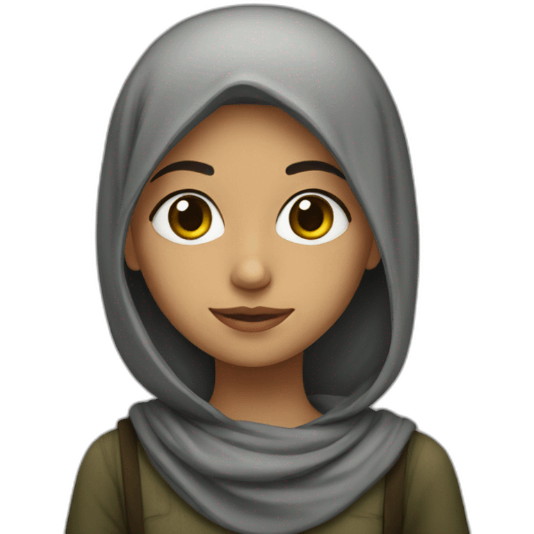 Palestinian girl emoji