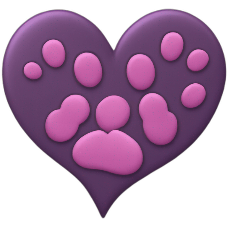 heart with paws emoji