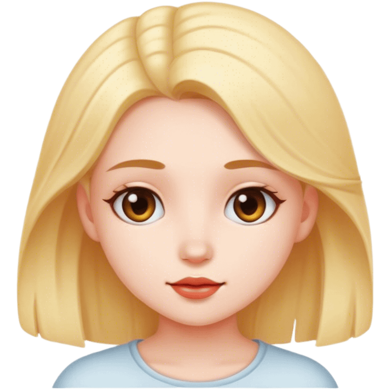 Cute girl emoji