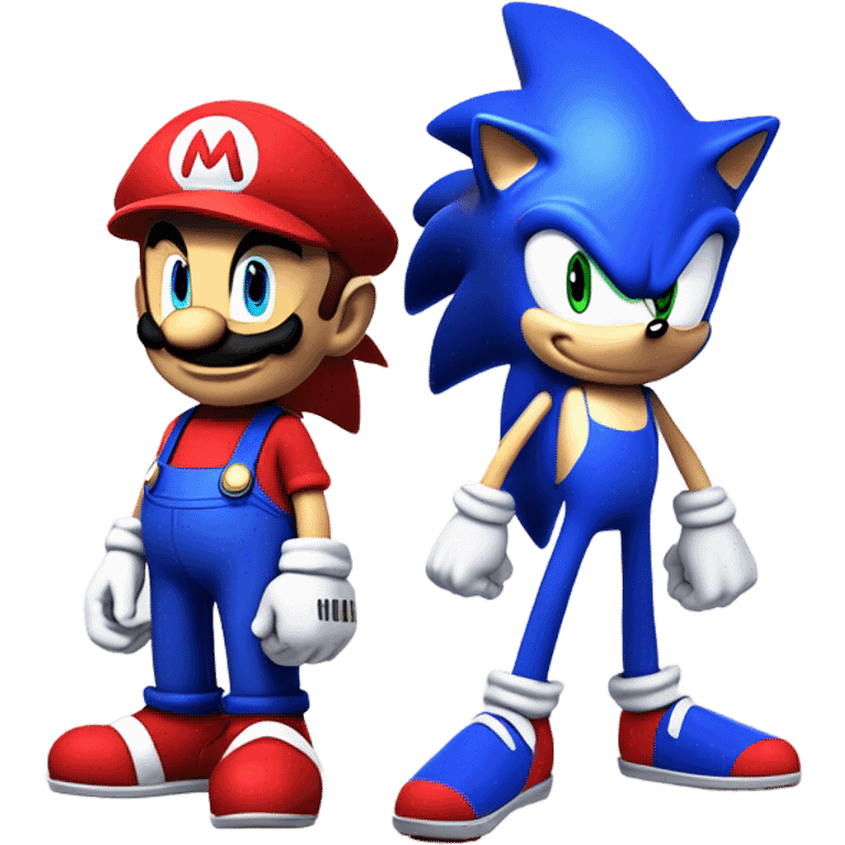 sonic and mario emoji