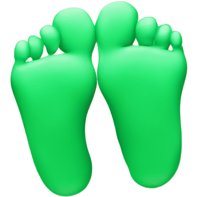 Stinky feet wit green vapours emoji