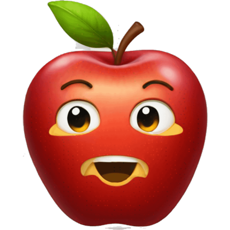 red apple emoji