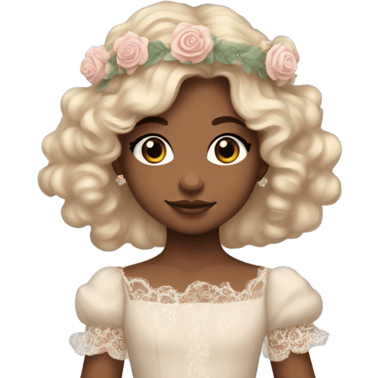 Shabby chic princess emoji