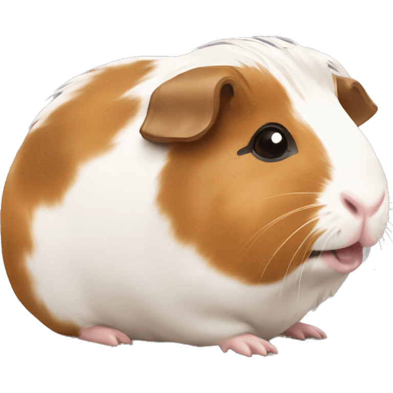 Guinea pig with a biscuit  emoji