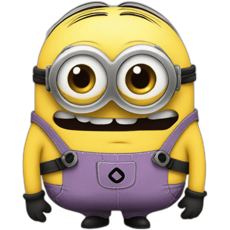 Minion give a kiss emoji