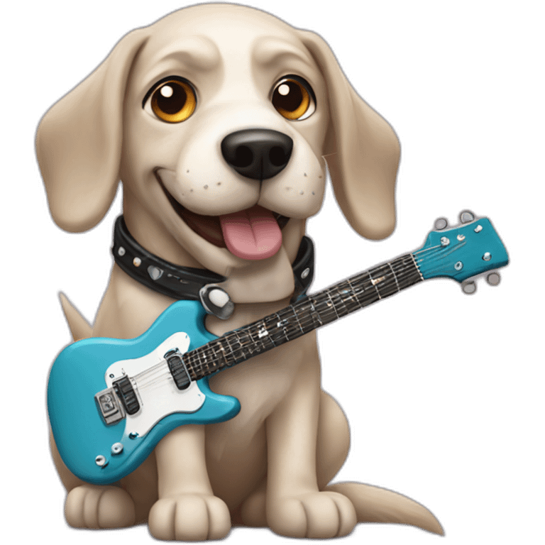 rock and roll dog emoji