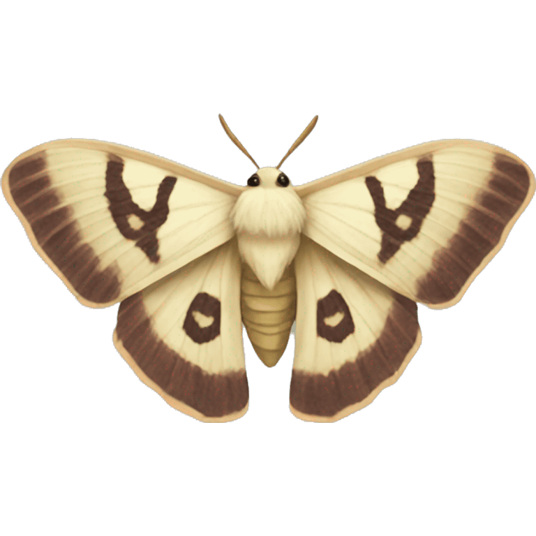 silkmoth emoji