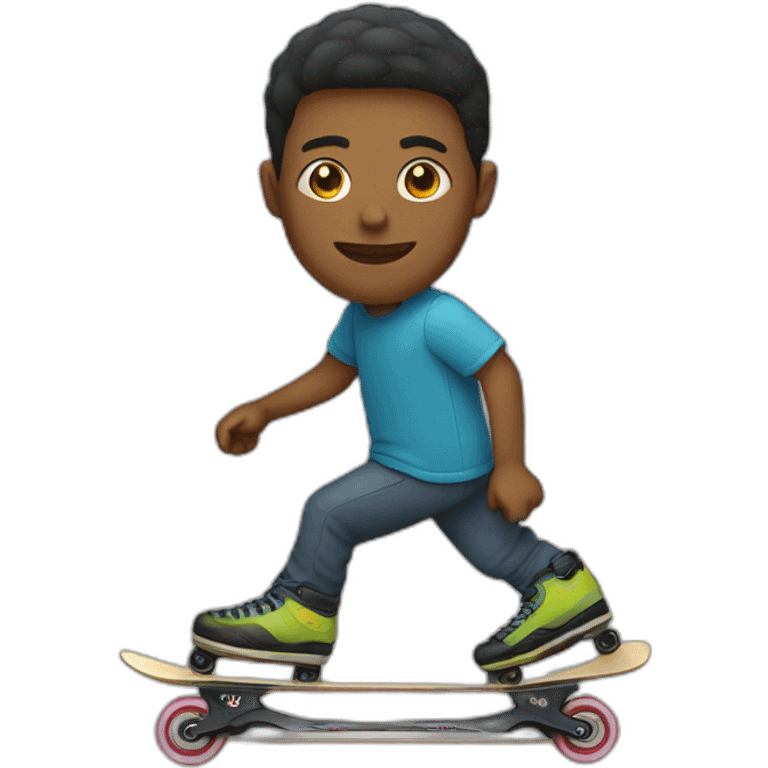 Man at Inlineskates emoji