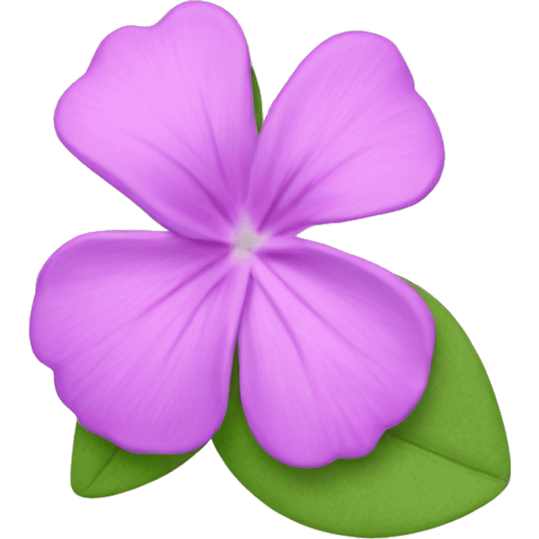 Pervinca rosa flower emoji