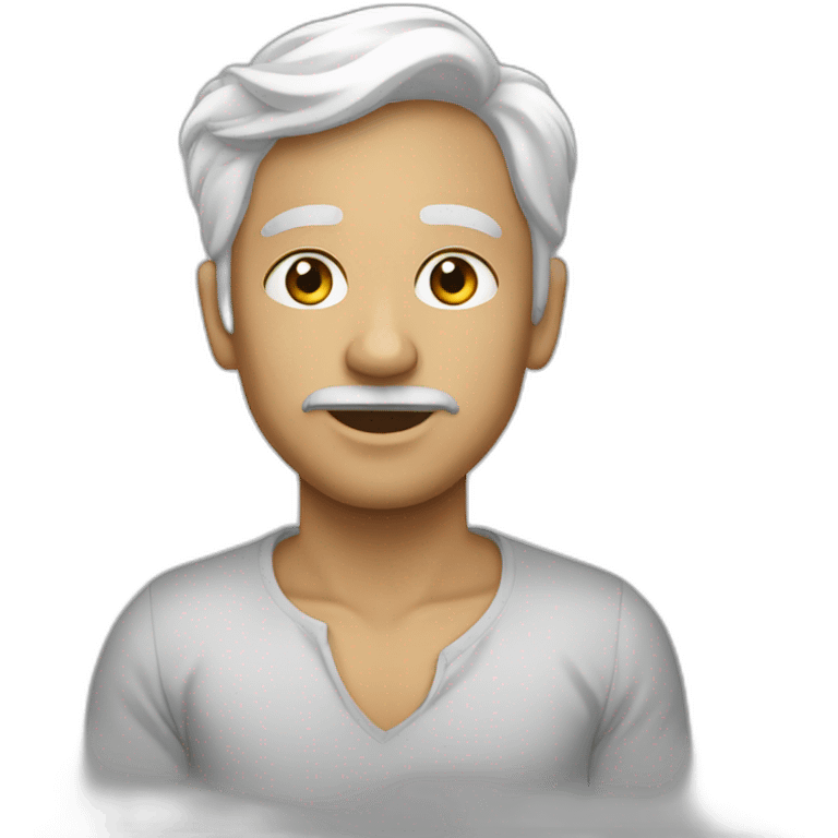 Dessinateur peau blanche emoji