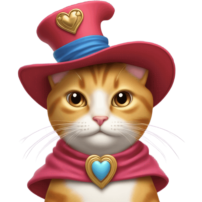 Puss in boots in love emoji