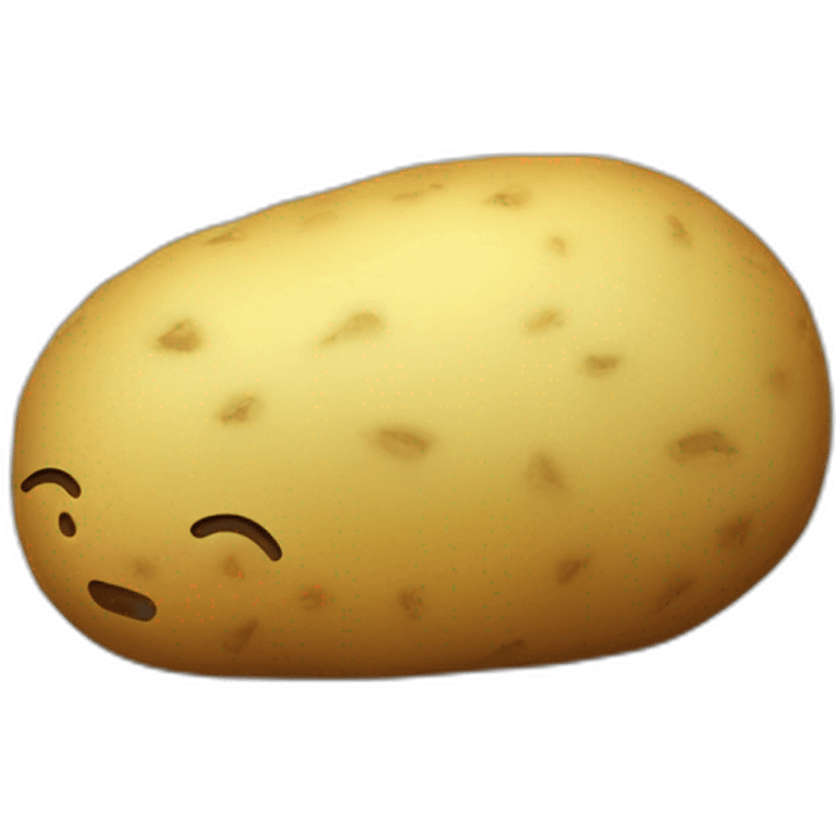 potato sleeping emoji