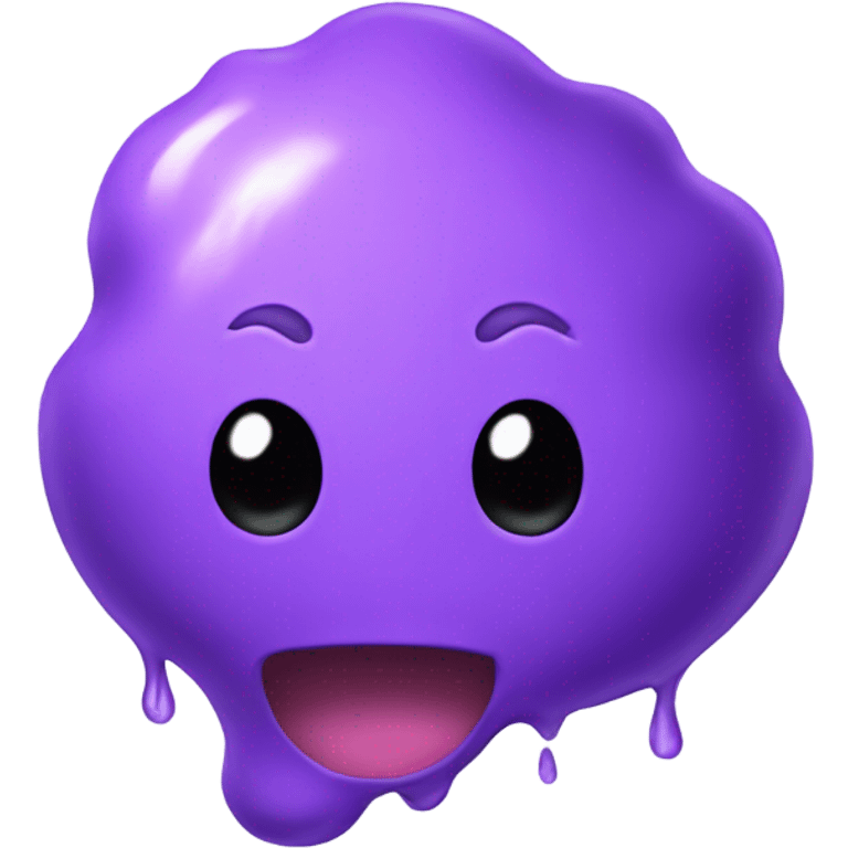 Violet slime emoji