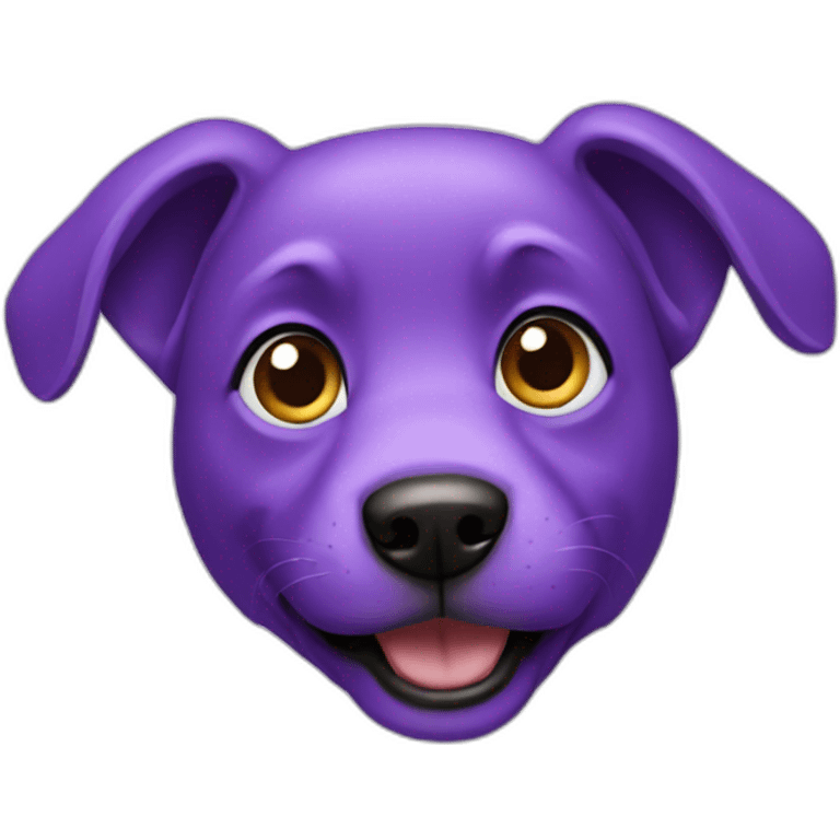 purple dogs  emoji