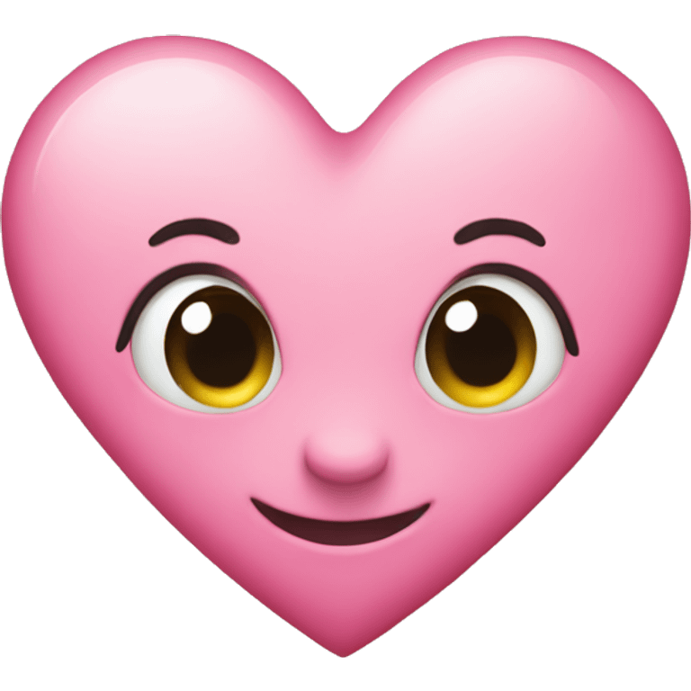 Pink heart  emoji