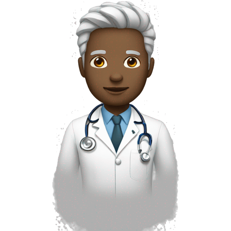 doctor white skin without glasses emoji