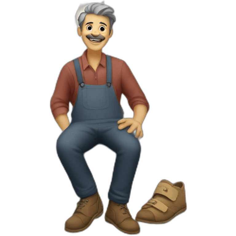 Cobbler in Paris emoji