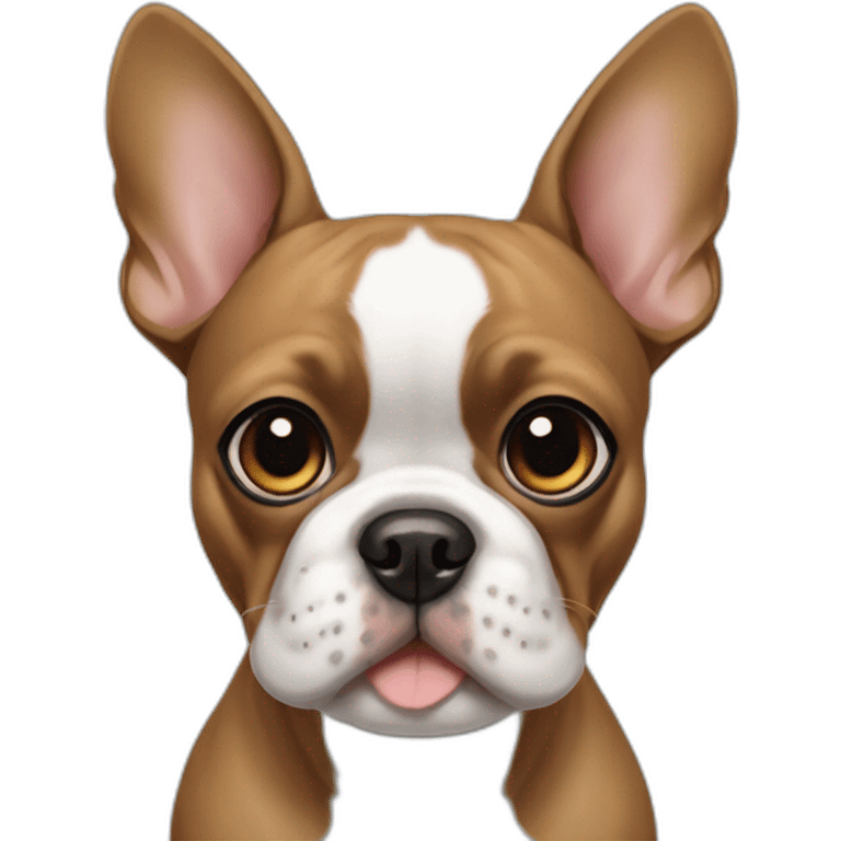 Frenchie Boston terrier mix emoji