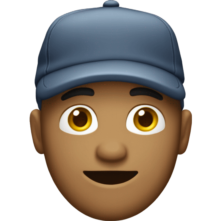 Humano con gorra malo emoji