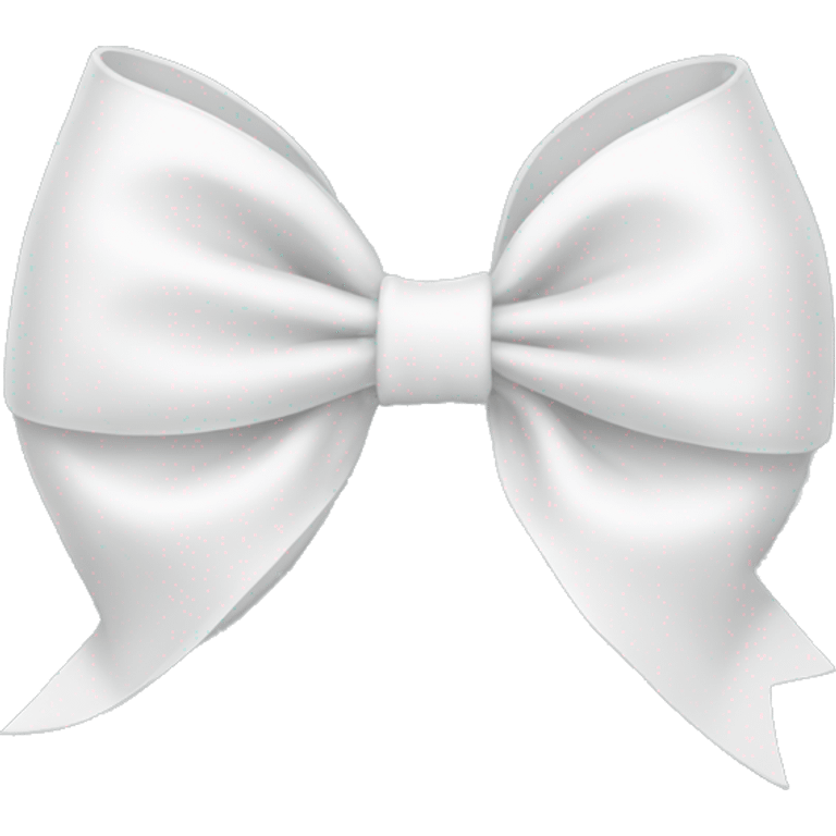 white bow emoji