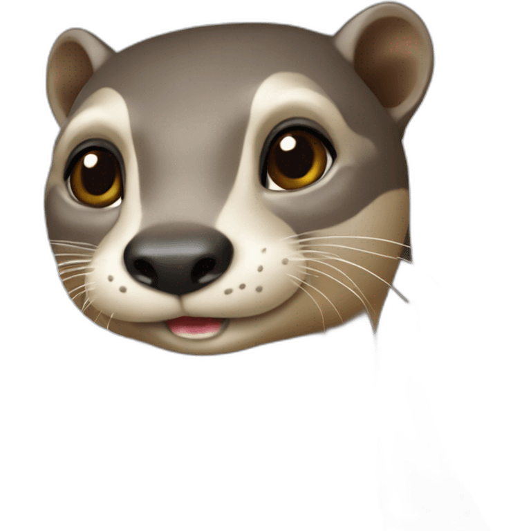 Loutre sur kangourou emoji