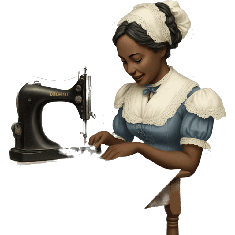 seamstress of the late 19th century emoji