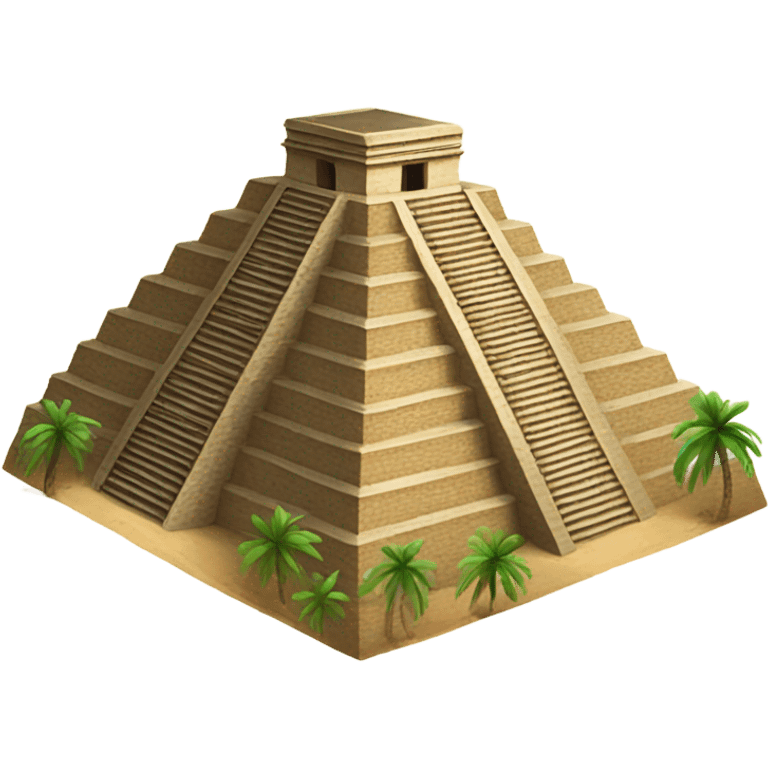 Mexican pyramid emoji