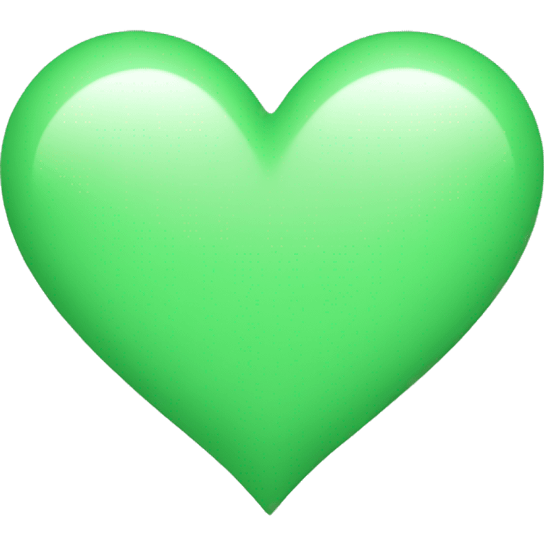 light green heart emoji