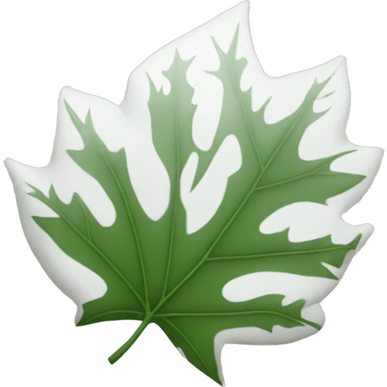 White leaves emoji