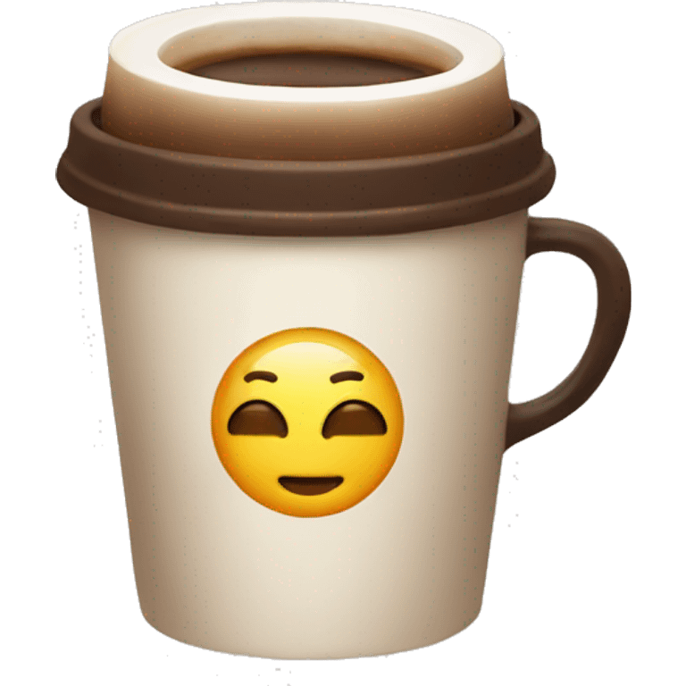 Aesthetic coffee emoji