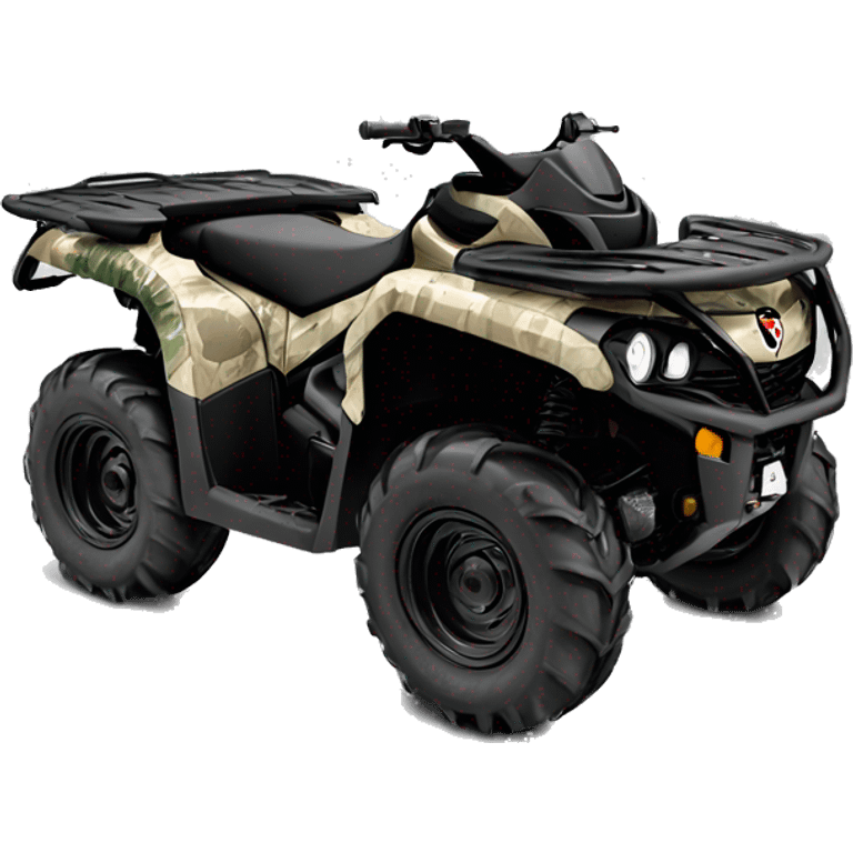 Canam outlander atv 500 camo  emoji