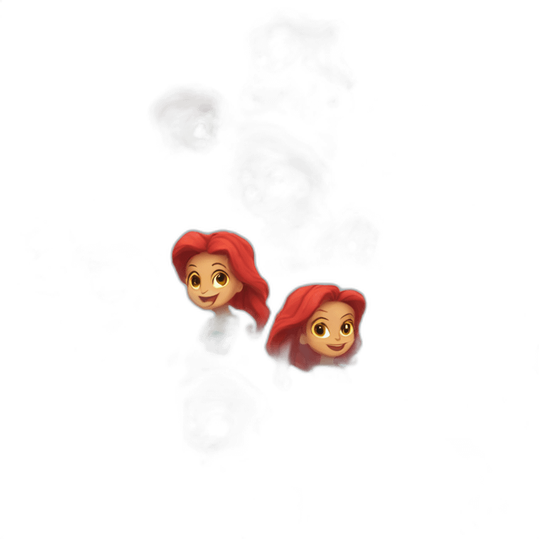 Ariel mermaid emoji