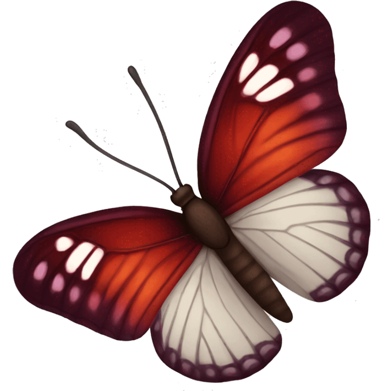 Maroon Butterfly  emoji