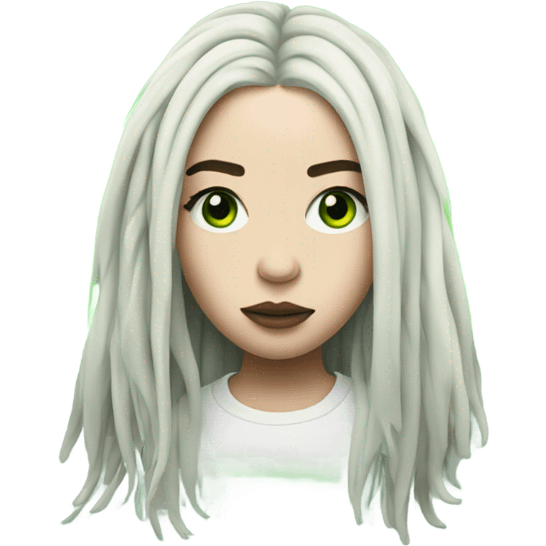 billie eilish green roota emoji