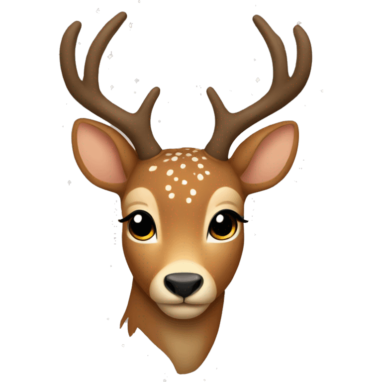 Deer with stars emoji