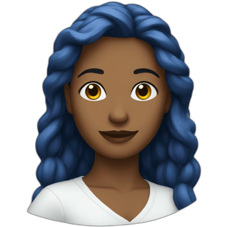 Blue Jaurès feminist emoji