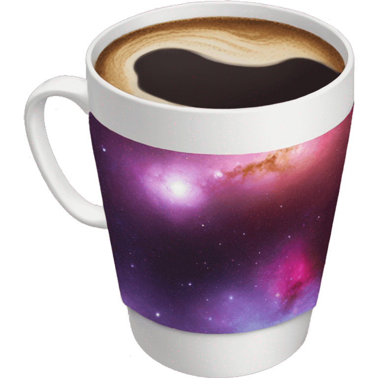 coffee cup galaxy emoji