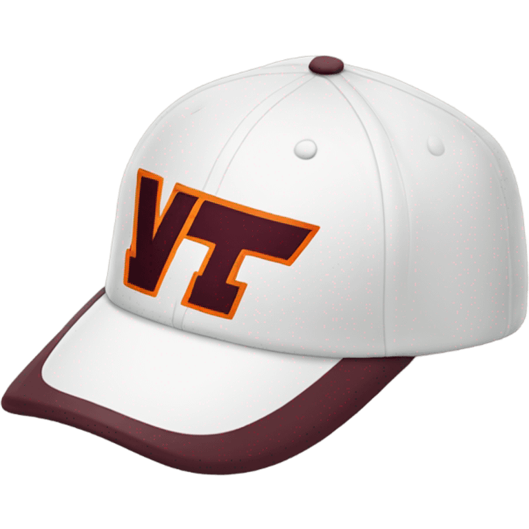 single virginia tech VT baseball cap emoji