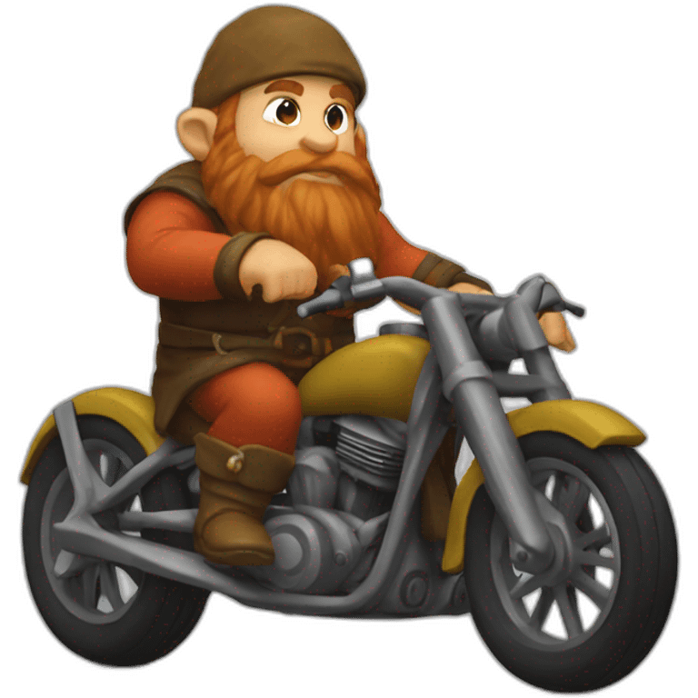 Dwarf-bike emoji